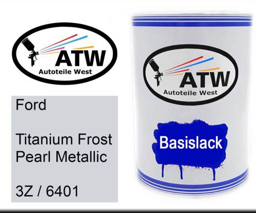 Ford, Titanium Frost Pearl Metallic, 3Z / 6401: 500ml Lackdose, von ATW Autoteile West.
